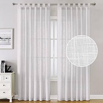 Amazon｜Turquoize 黄麻布リネンカーテン ナチュラルリネン