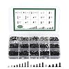 1000 Pcs M2 M2.5 M3 Screws Set, Computer Screws, Flat Head Phillips Screwsset, for Notebook Case Fan Electrical Electronic Repair Hard Disk Drive Mounting Laptop Screwsset