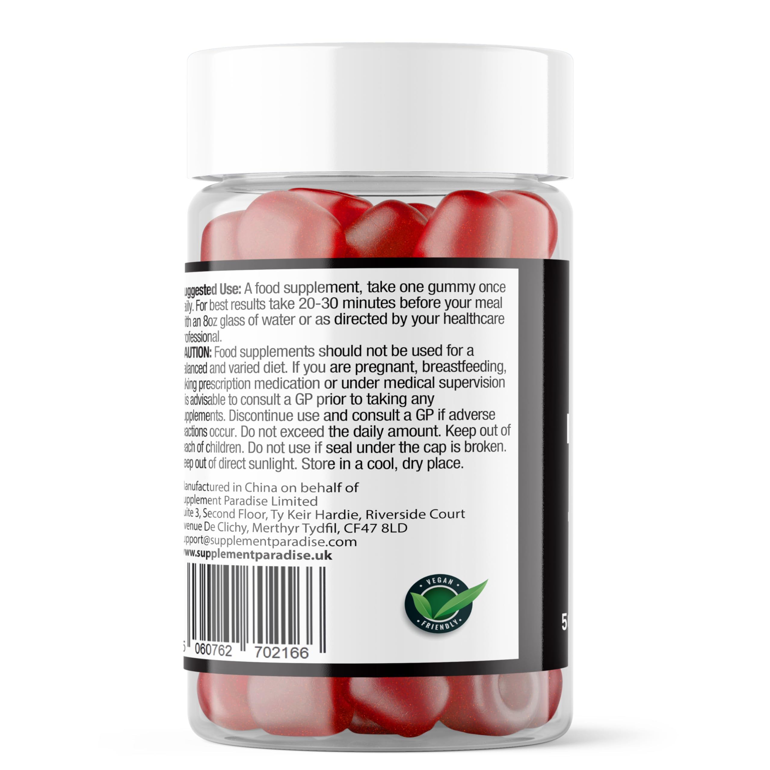 Bonbons gélifiés animale pour homme – 1 mois d'approvisionnement
