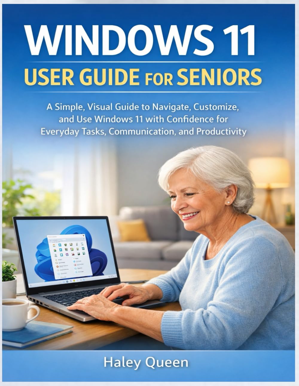 WINDOWS 11 USER GUIDE FOR SENIORS: A Simple, Visual Guide to Navigate, Customize, and Use Windows 11 with Confidence for Everyday Tasks, Communication, and Productivity