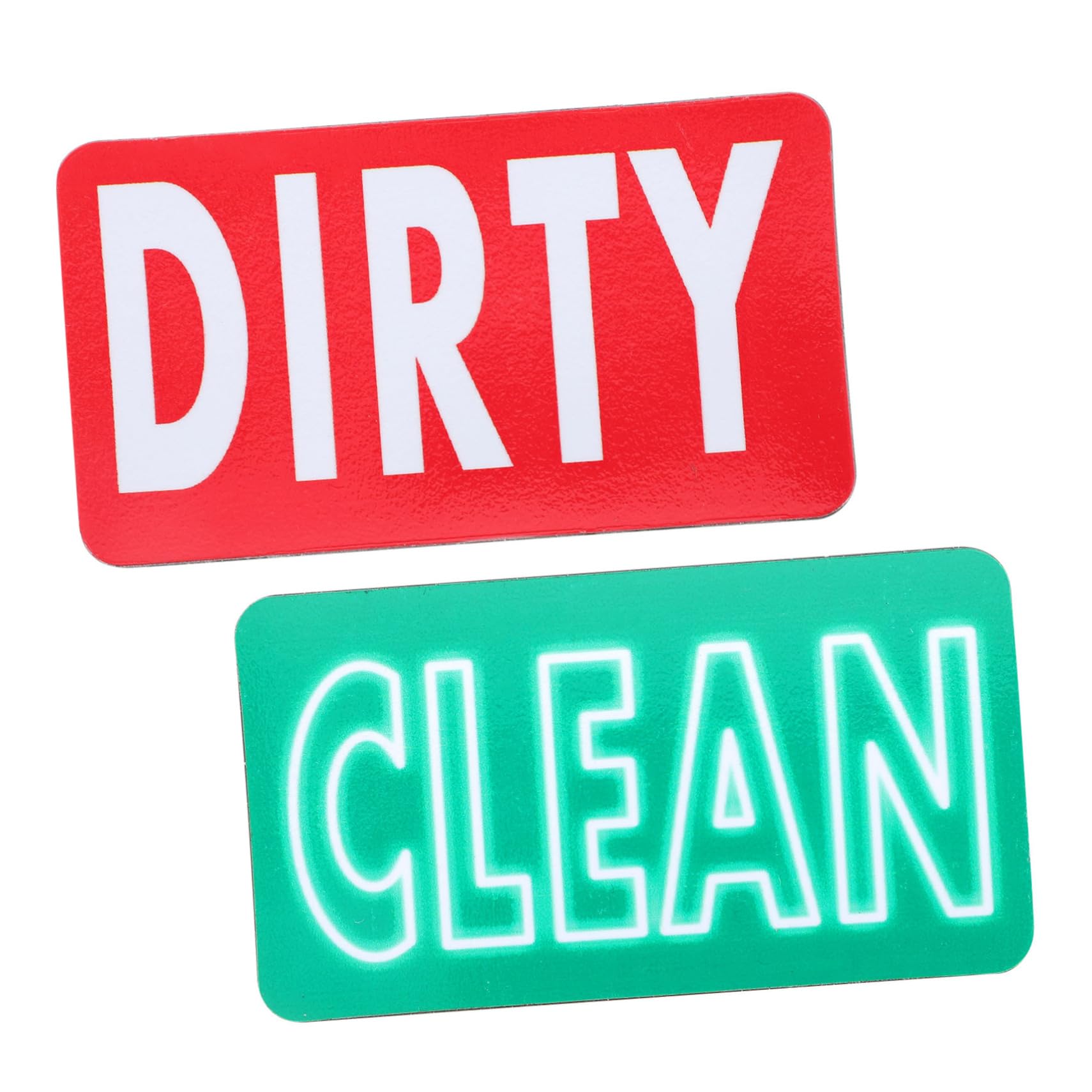 Alipis 2 Pcs Clean Dirty Indicator Label Stickers Magnetic Indicator Sign Washing Machine Cleaning Sign Dual Side Magnet Sign Clean Dirty Magnet Sign Fridge Stickers Pp Film