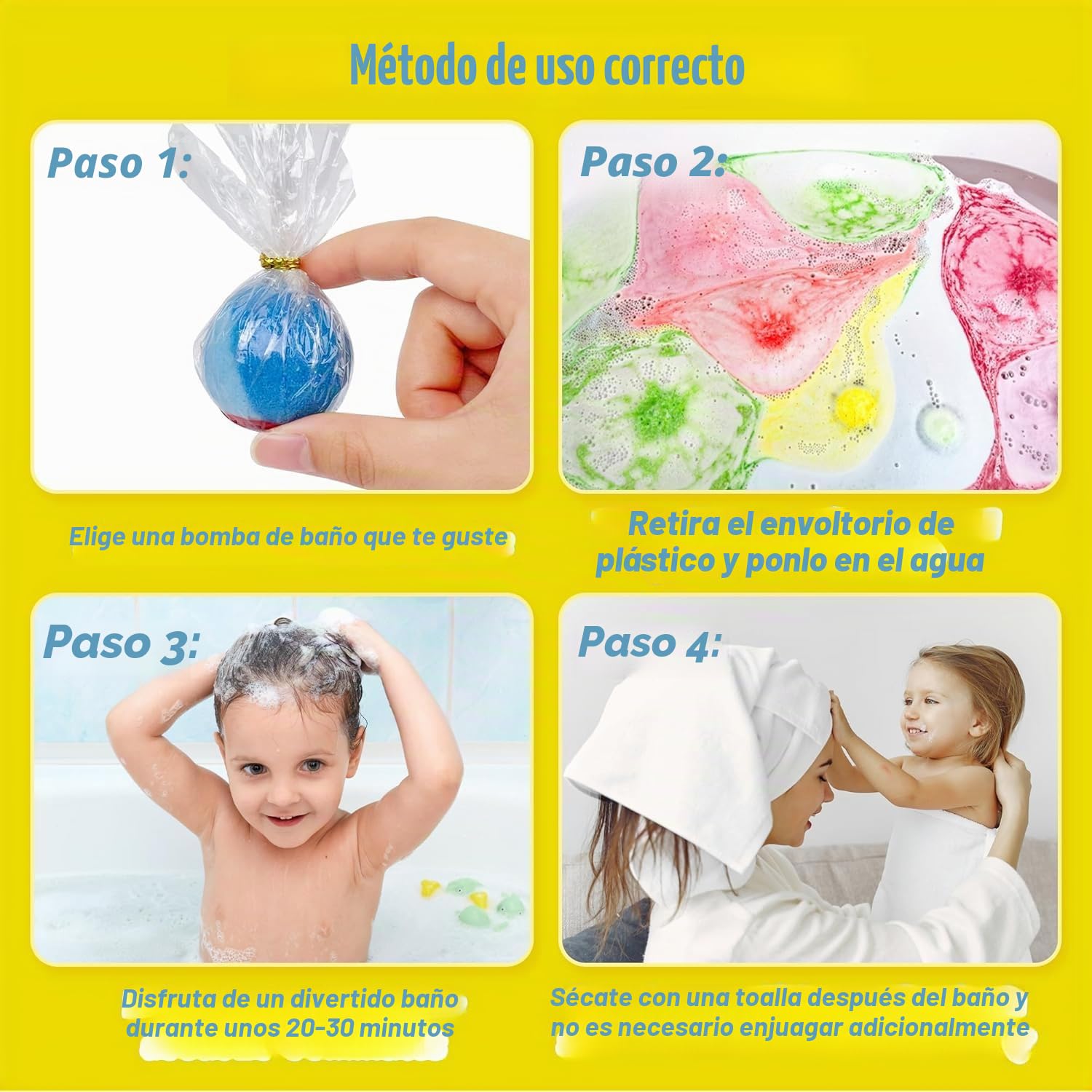 Bombas de baño para niños con juguetes en el interior, 30 PCS Natrual y Orgánica Bombas de Baño de Burbuja con Sorpresa Glow-in-the-Dark en el interior, perfecto regalo de cumpleaños hecho a mano