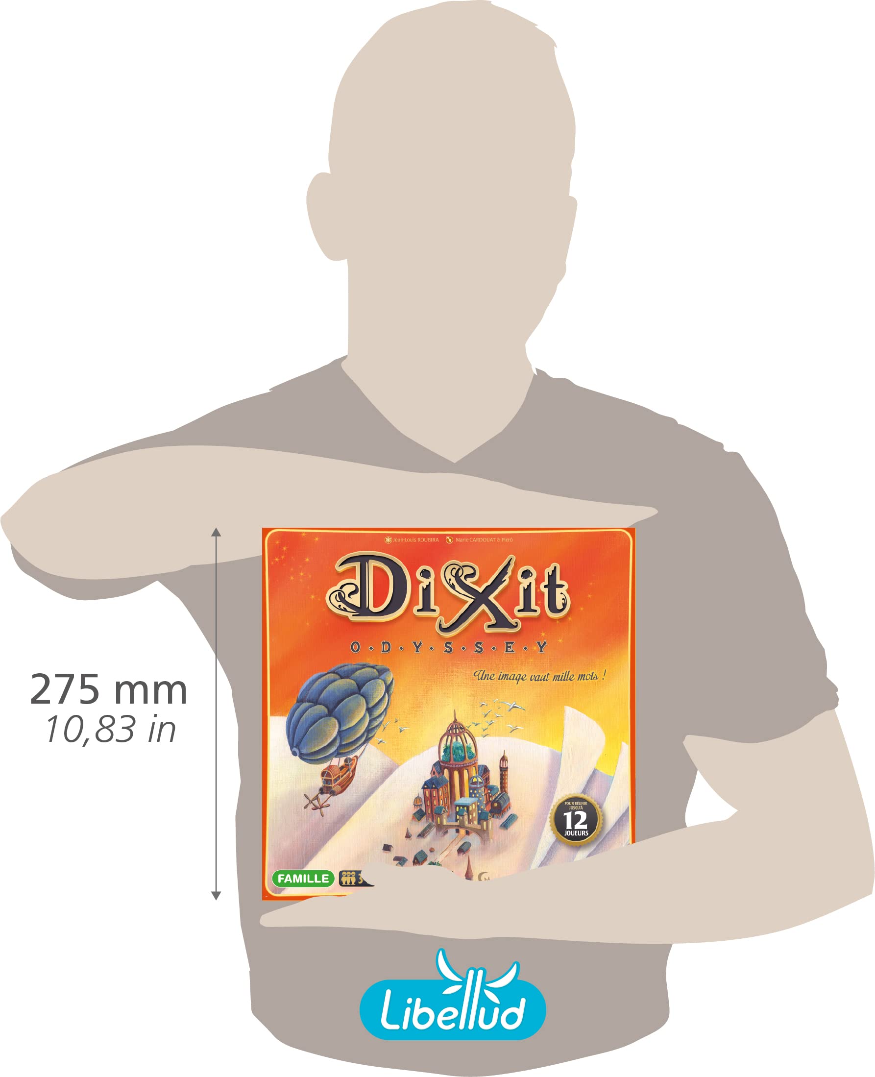 Libellud | Dixit Odyssey (Edition 2022) | Gioco di comunicazione | Età 8+ | 3-12 giocatori | 30 minuti di gioco,Französisch