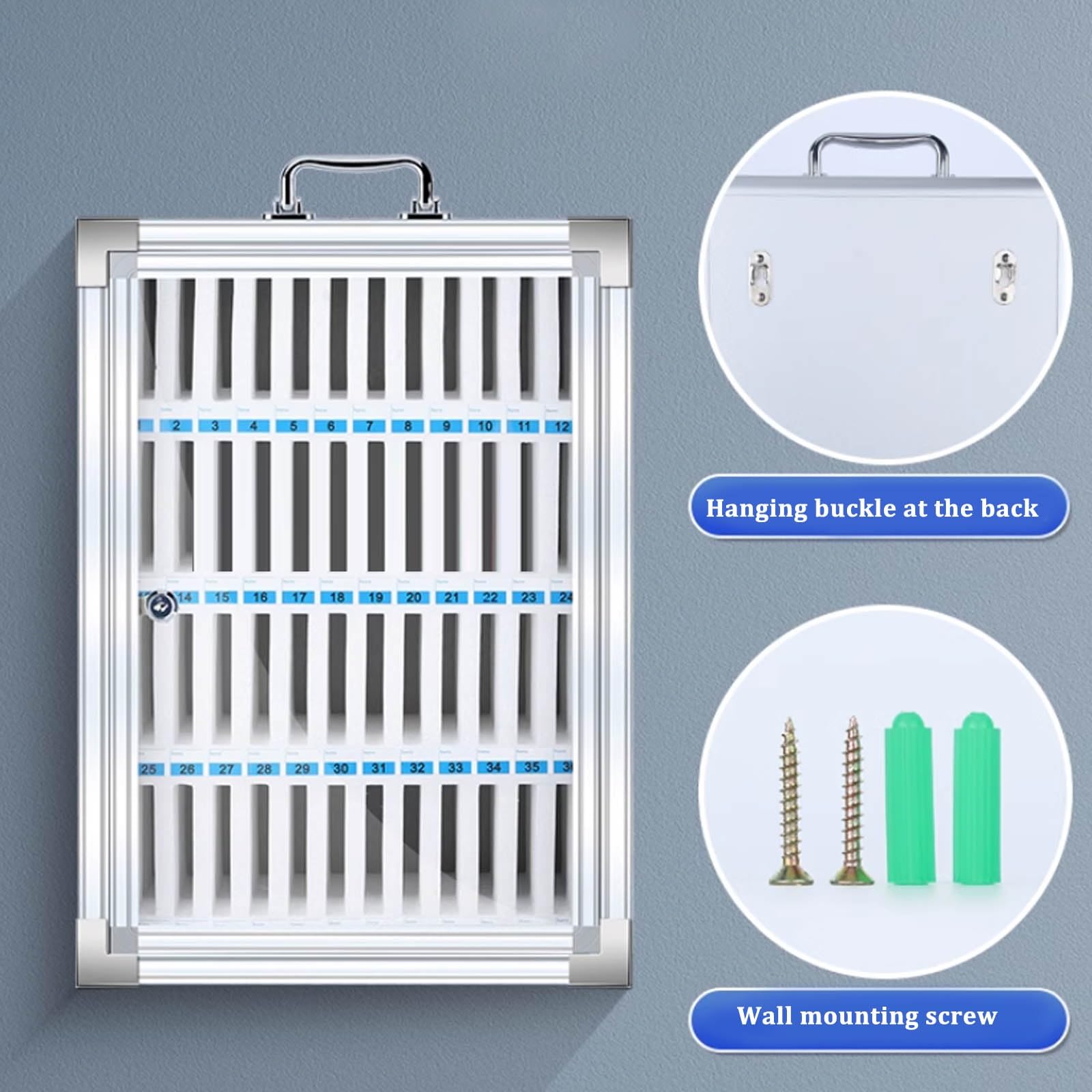 Contenitore Per Cellulare Mobiletto Per Cellulare In Classe Armadietto Per Cellulare In Lega Di Alluminio Organizer Per Cellulare(60)