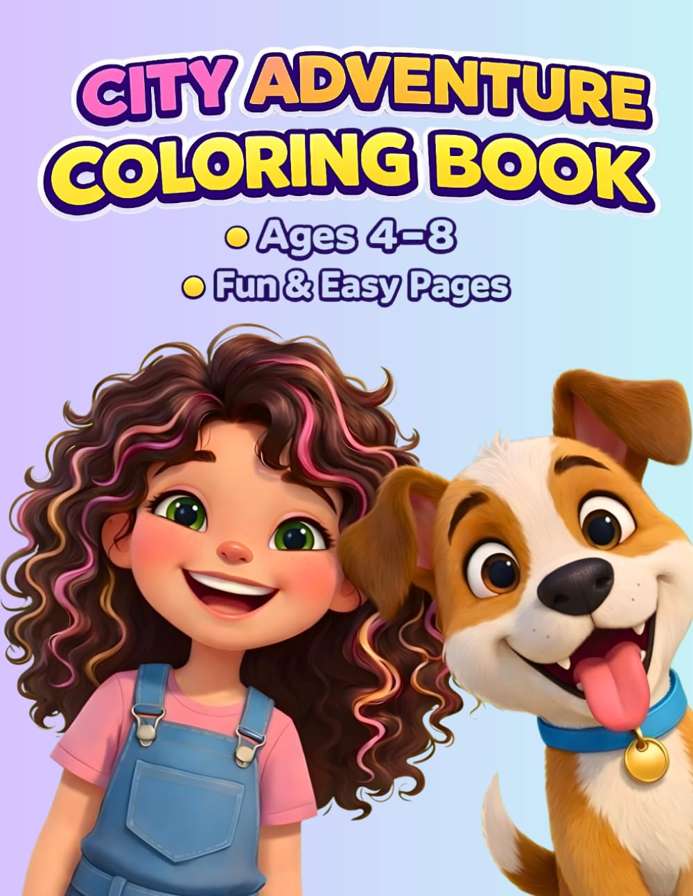 A Big City Adventure Coloring Book: From the Little Big Stories world (Little Big Stories: Luna Adventures)