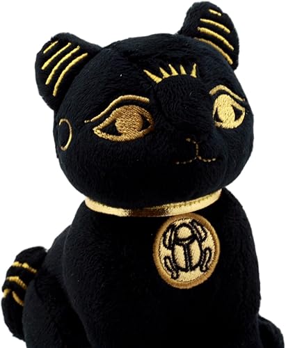 Miniatura 4 de Ebros Gift Pequeño negro y dorado egipcio clásico deidad diosa Bastet gato suave estatuilla Ubasti Bast Gods of Egipt Protector Home Cats