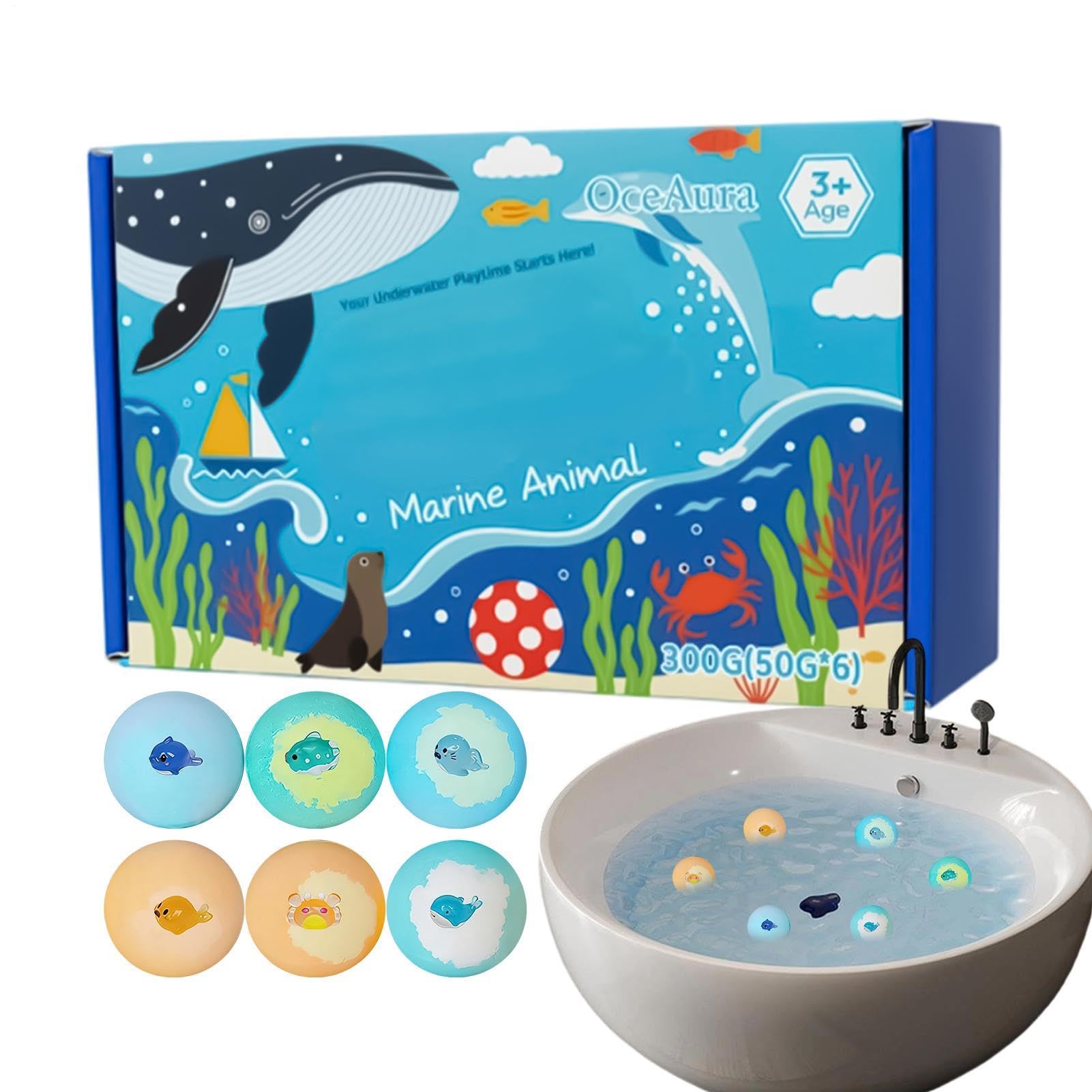 Bolas de baño infantiles con spa marino y efecto relax en casa 8