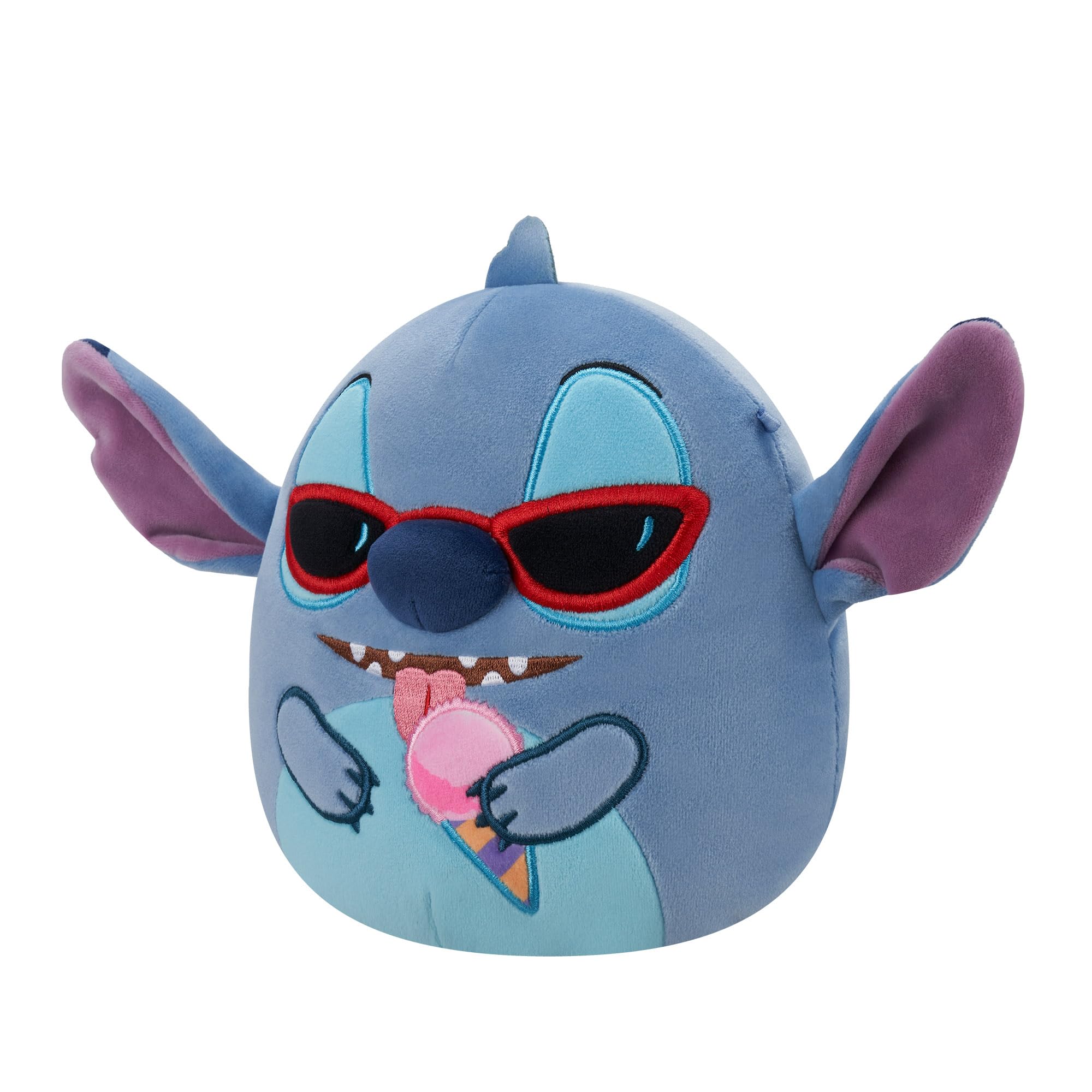 Squishmallows Original Disney 10-Inch Stitch Holding Snow Cone - Official Plush - Disney Stitch, Stitch With Ice Cream Cone, 10 inches - Image 2