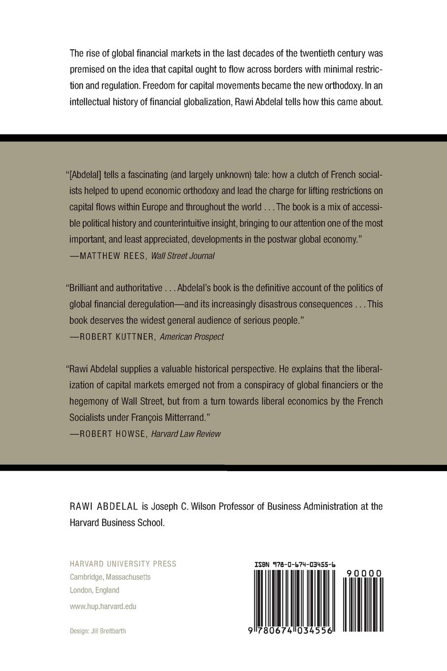 Capital Rules: The Construction of Global Finance