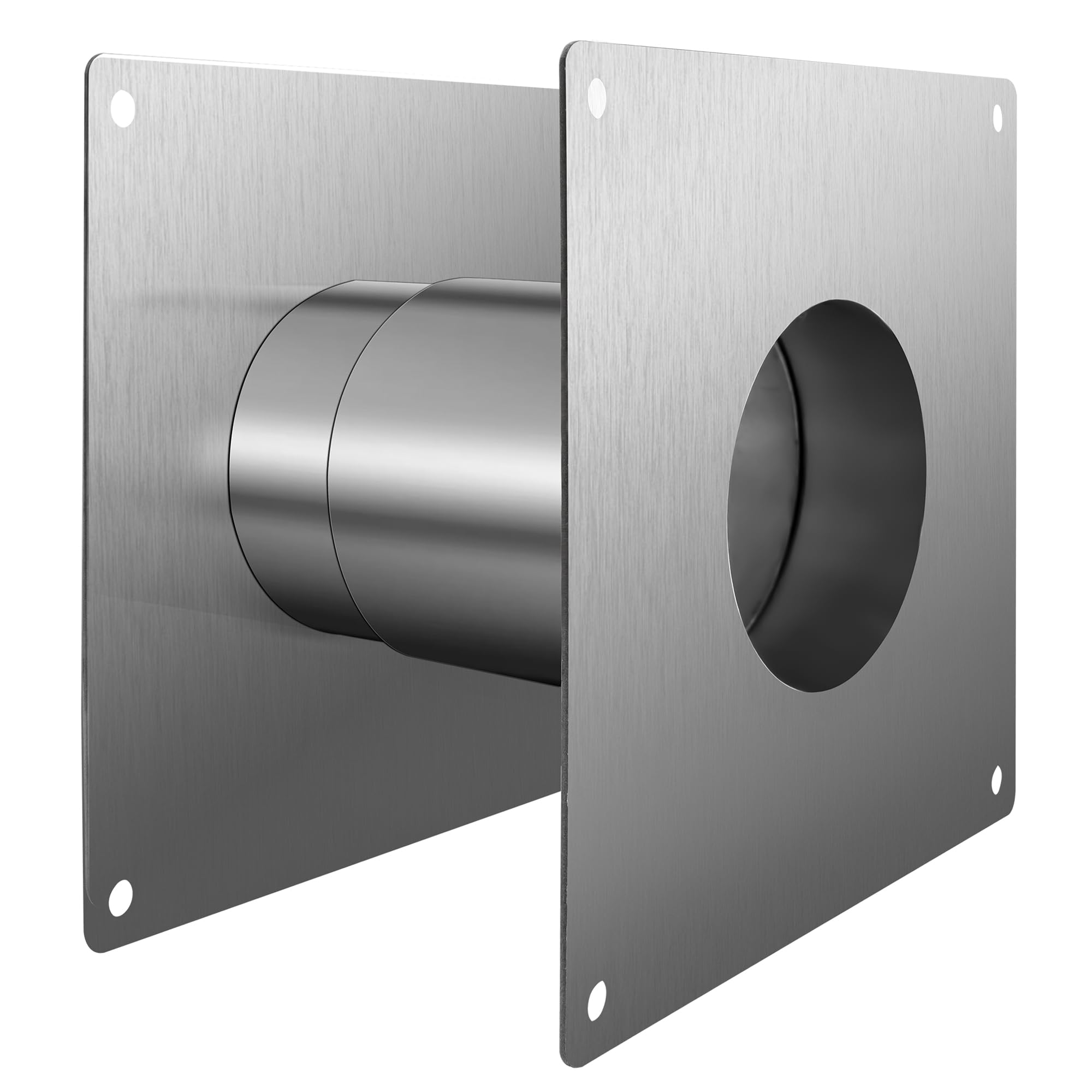 Dedal de pared de ventilación directa de acero inoxidable de 3.15 pulgadas de grosor para calentador de agua a gas interior, longitud extensible de 3.94 a 7.48 pulgadas