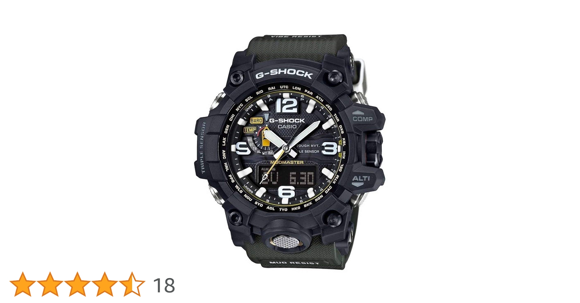 時計 G-SHOCK MUDMASTER GWG-1000-1A3JF GWG-1000-1A3JF | CASIO
