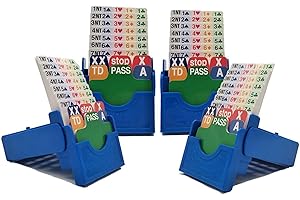 Jranter Bridge Bidding Boxes Set of 4