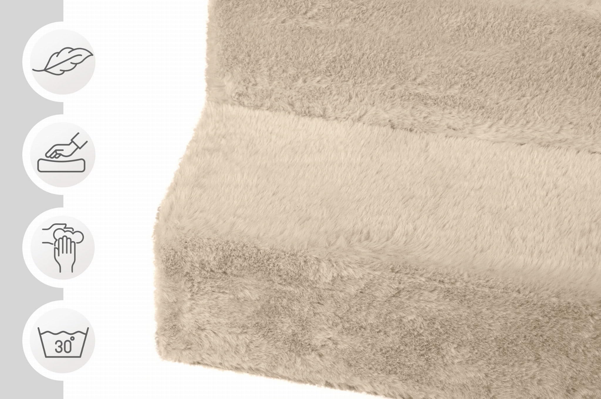 MG Design Scaletta per Cani 3 Gradini in Bianco – telaio in legno stabile, salita delicata per divano e letto, leggera e facile da spostare, per cani e gatti