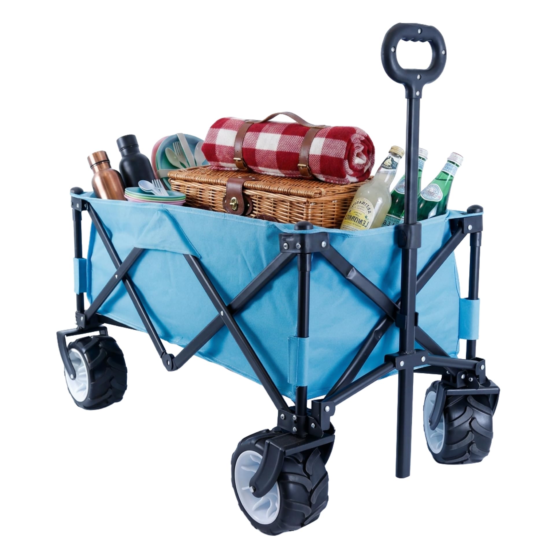 Streetwize  All Terrain Heavy Duty Outdoor Trolley - Blue - 89x49x57cm
