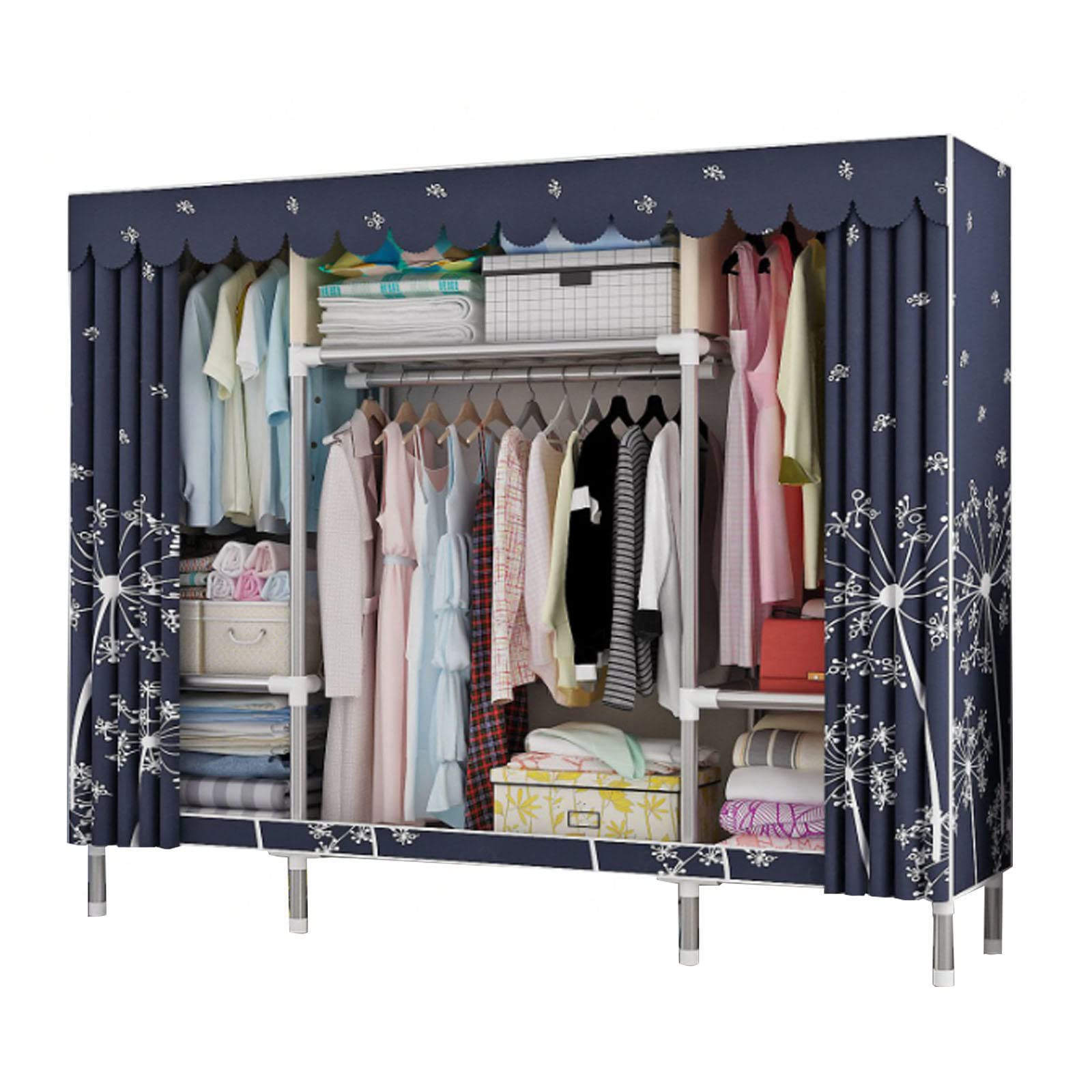 Armoire en tissu pour chambre d'amis et dressing d'étudiant