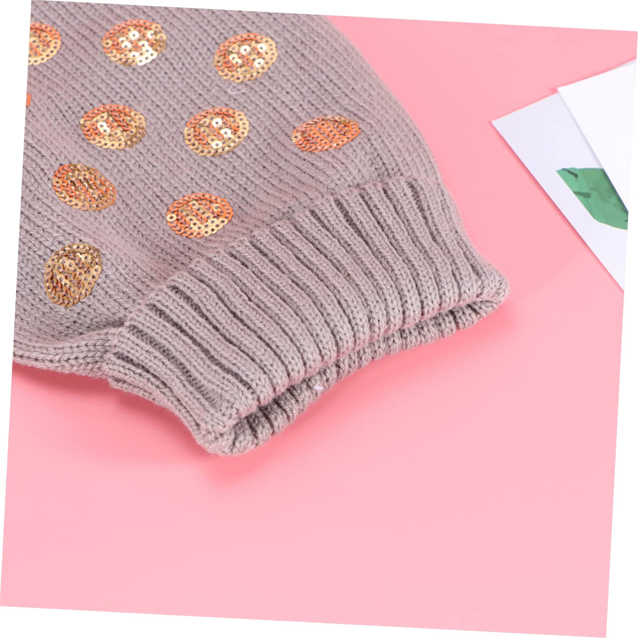ABOOFAN Lot De 3 Pulls pour Animaux De Compagnie Gilet Chaud pour Petit Chien Motif Squame Accès Facile pour La Salle De Bain Lavable en Machine Taille S