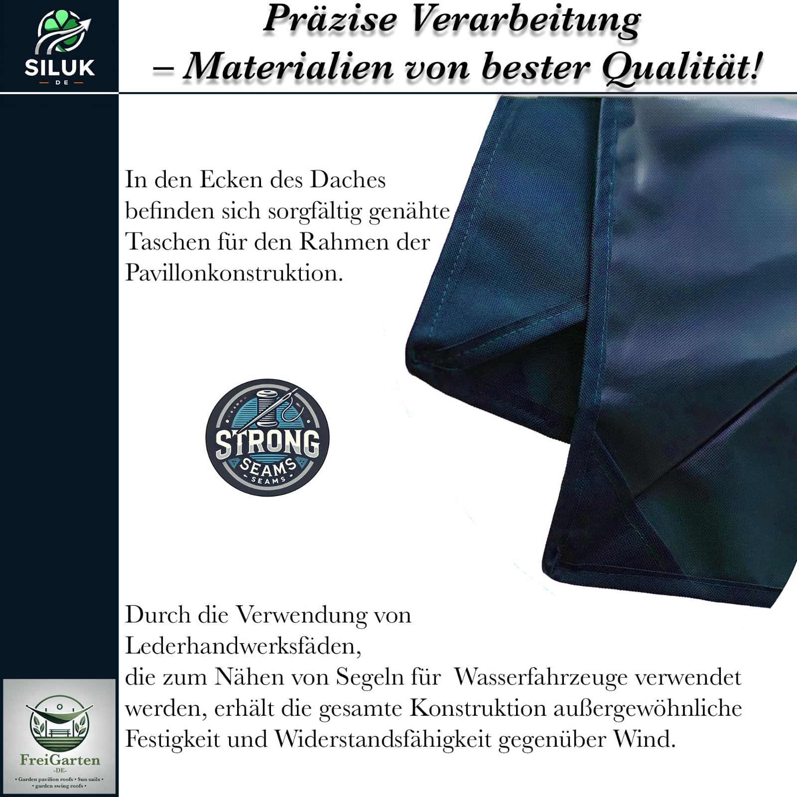 TRUUSK Vervangend Dak voor Paviljoen 3 x 4m - Waterdicht Pav