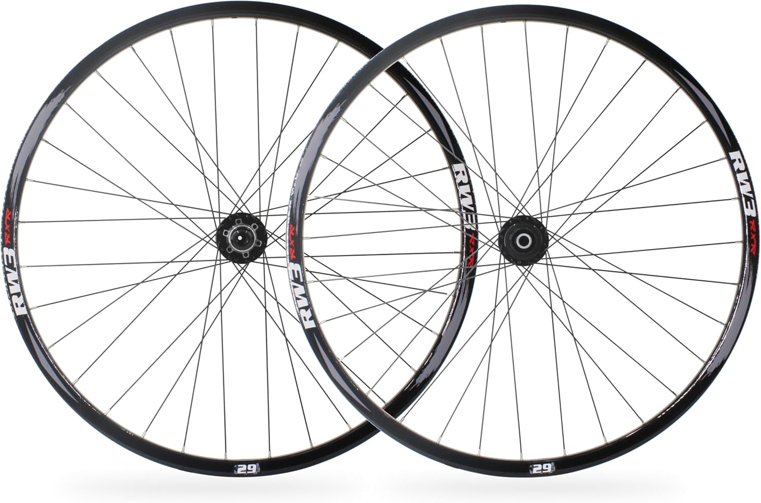 Mountain Bike Wheelset 26/27.5/29 inch, Disc Brake Aluminum Alloy 32H Wheels,8-11speed Casstte Hubs Black