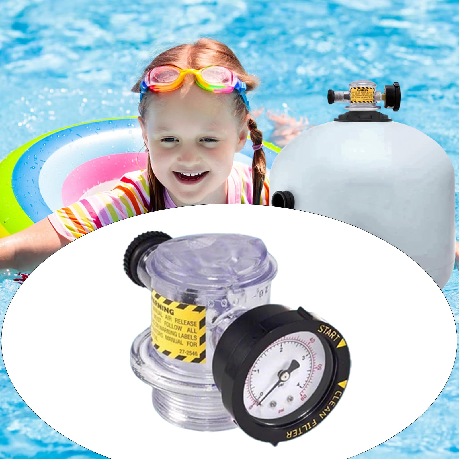 Sostituzione della valvola di sovrapressione del filtro della piscina