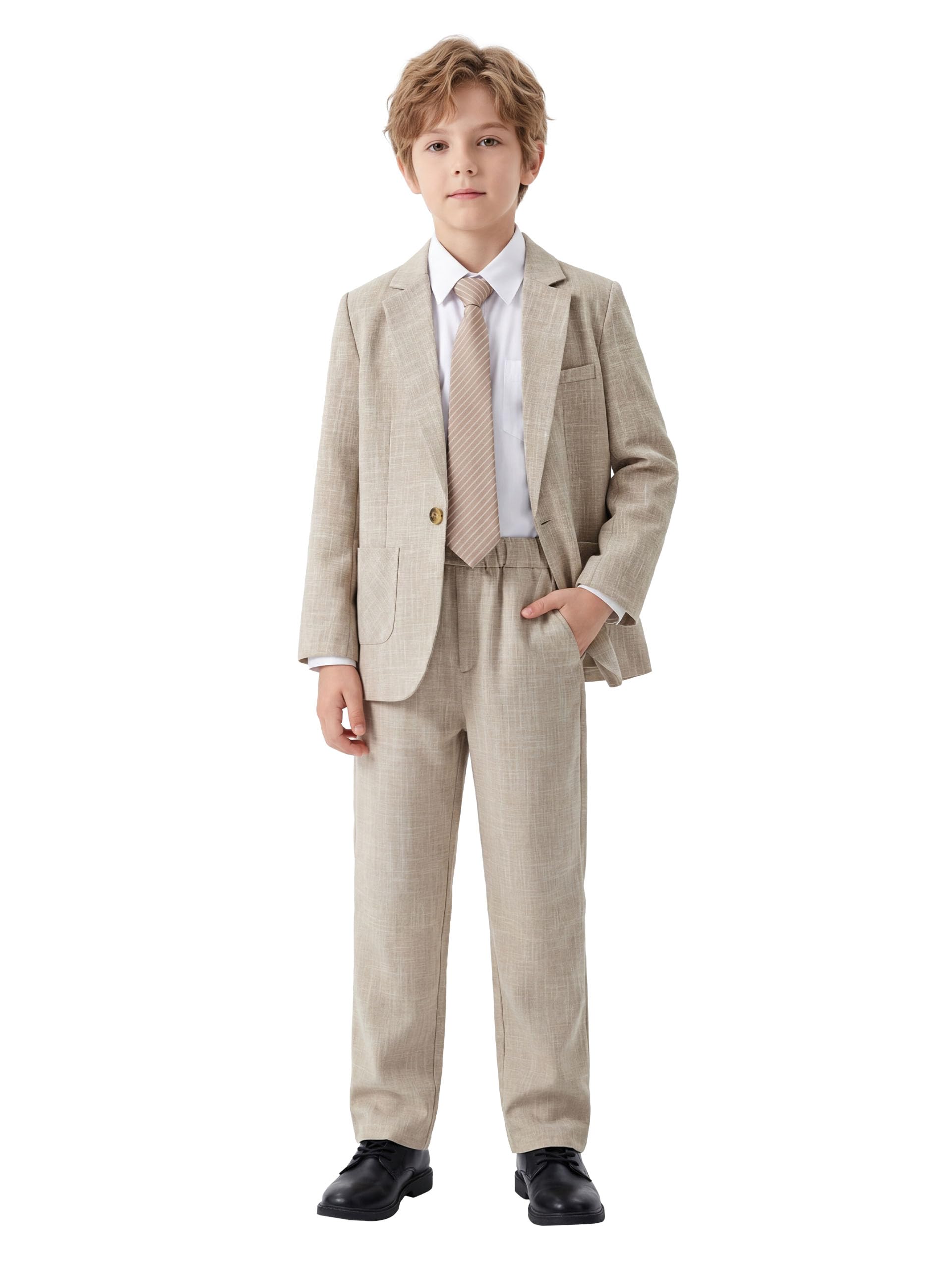 LOLANTA Abito Elegante da Cerimonia per Bambino, Completo Giacca e Pantaloni per Bambino, 3-13 Anni
