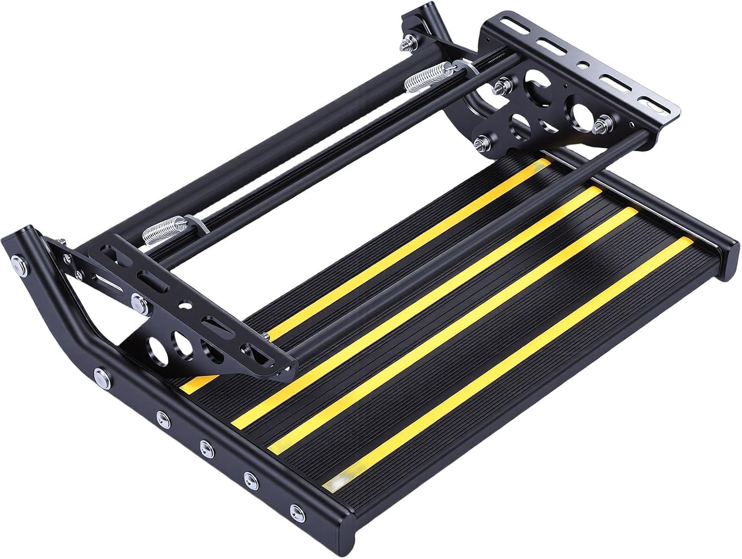 Échelle Pliante Manuelle pour Camping-Car, capacité de 200 kg, Marche Large antidérapante pour fourgonnette, Camping-Car, Caravane