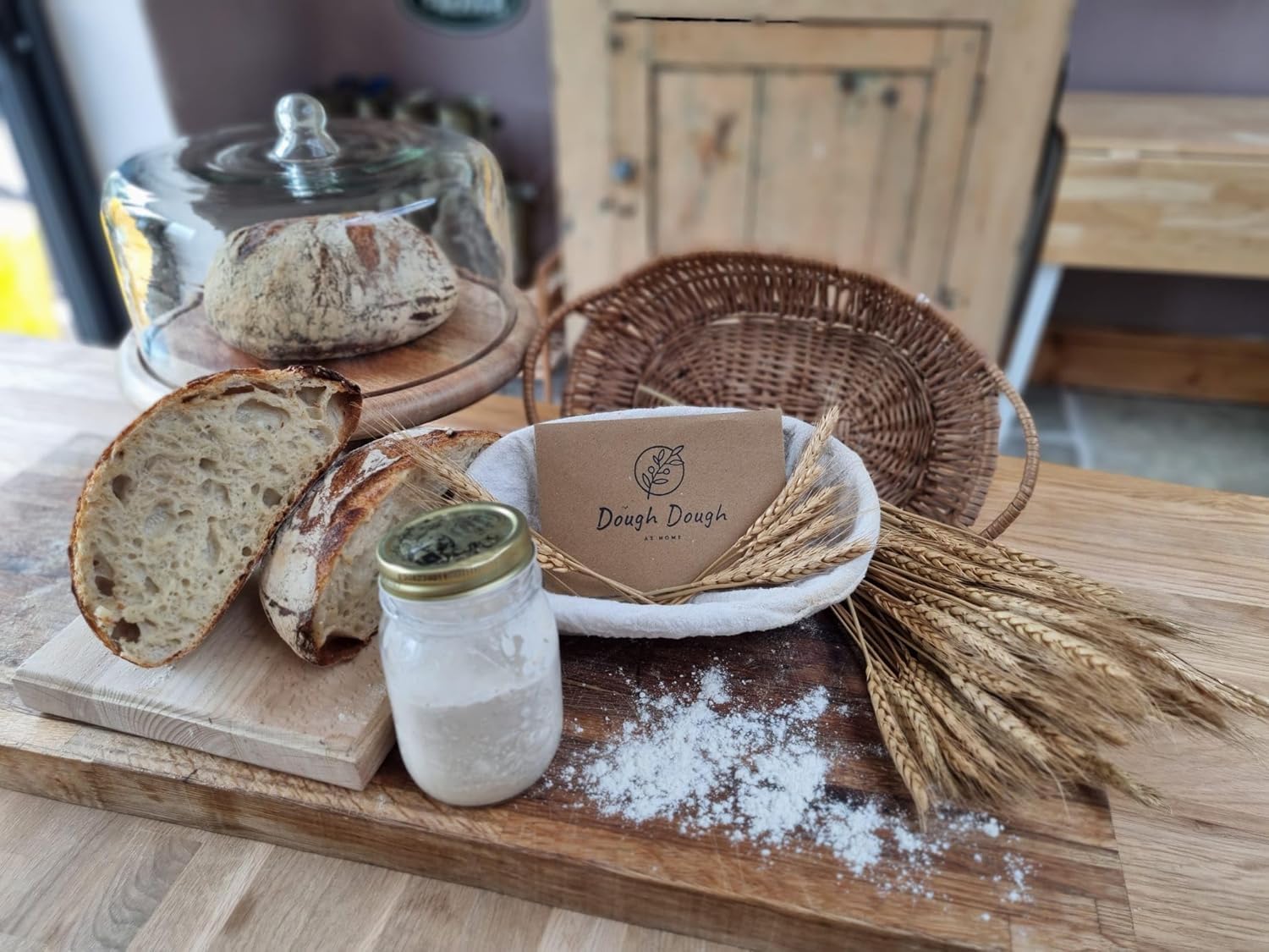 Masa Madre Deshidratada Estilo San Francisco | Levadura Natural para Pan Casero, Pizza, Focaccia | 15.4g Pack 1