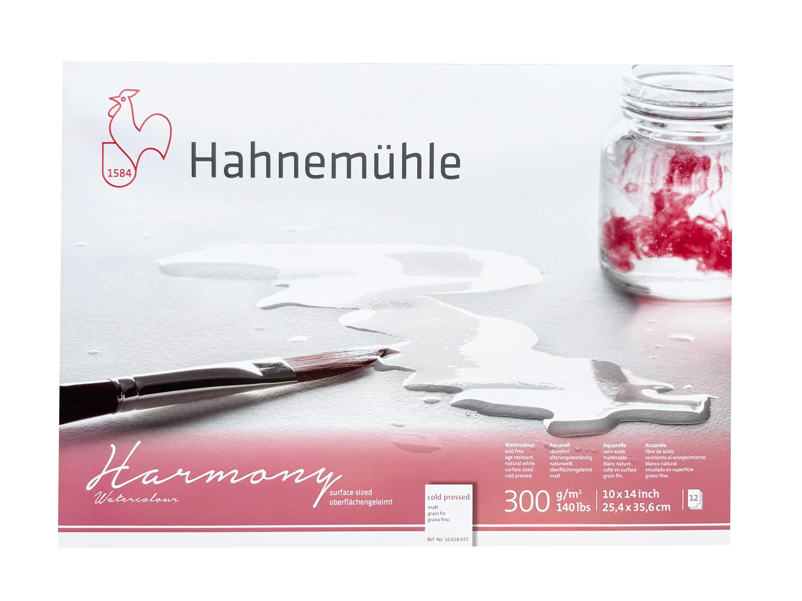 Hahnemühle Harmony block cold pressed 10x14 con encolado perimetral estable 2