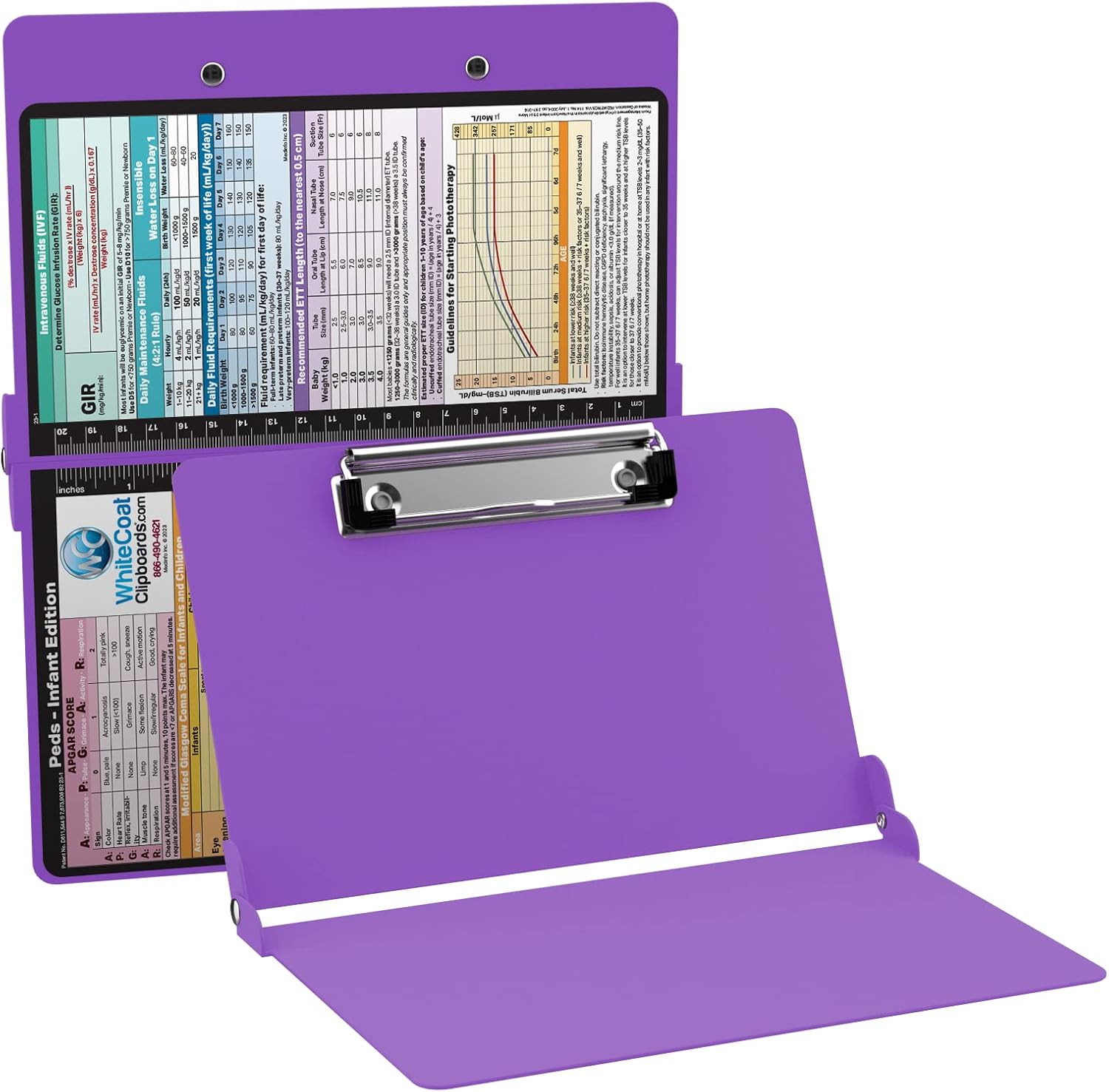 Whitecoat Clipboard- Lilac - Pediatric Edition