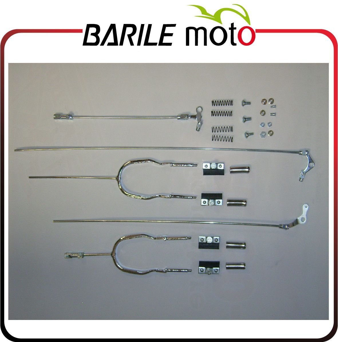 Kit / Serie Freni - Freneria Completa a Pistoncino Bici R / Bacchetta -  Epoca CROMATA : Amazon.it: Sport e tempo libero