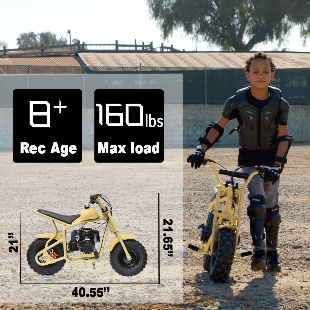 FRP DB003 40CC 4Stroke Kids Dirt Off Road Mini Dirt Bike, Kid Gas
