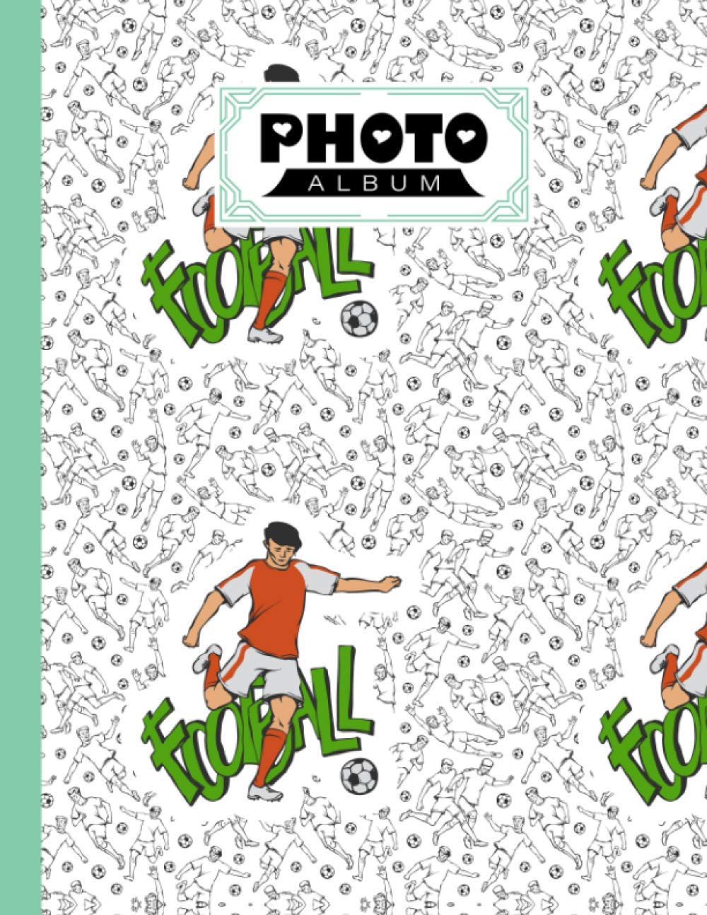 Photo Album: Football Album, Large Photo Albums with Writing Space Memo, Extra Large Capacity Picture Album, Family, Baby, Wedding, Travel Photo Book, 120 Pages, Size 8.5" x 11" by Alex Yaulok Lam