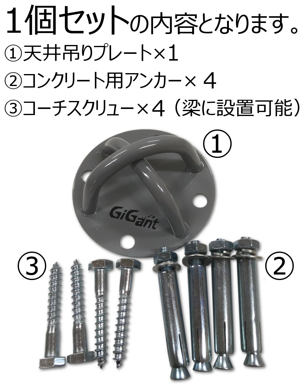 Amazon | ギグアント(GiGant) エアリアルヨガ ハンモック 専用 吊り