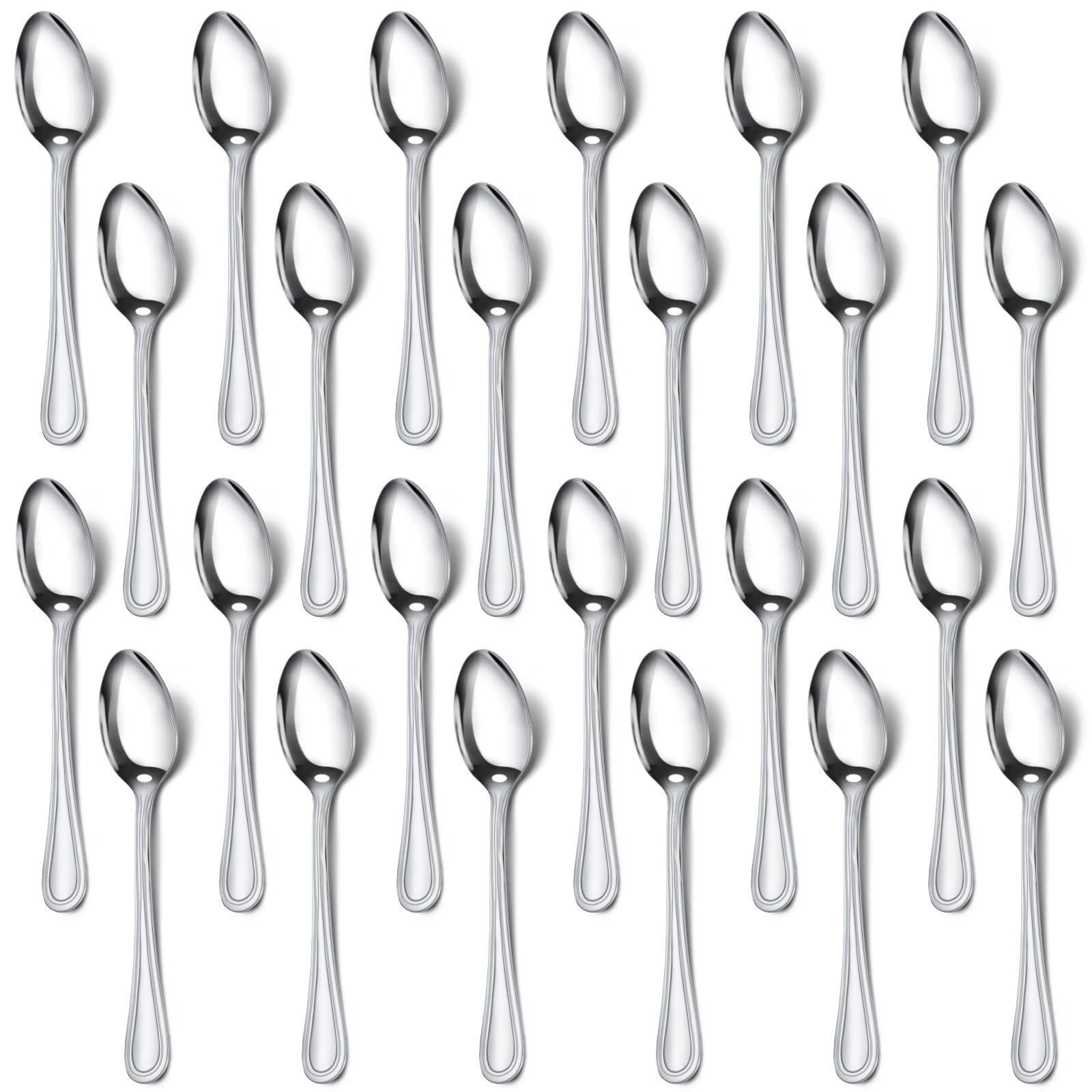 Cuillères à café de 11,9 cm Hunnycook, petites cuillères en acier inoxydable pour Demitasse