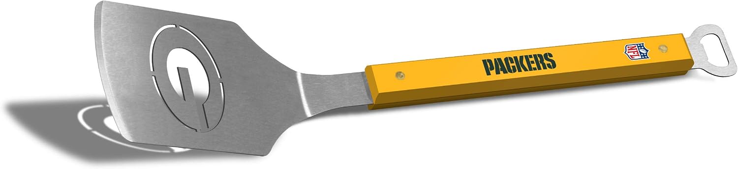 YouTheFan NFL 18" Stainless Steel Sportula (Spatula) with Bottle Opener - Image 3