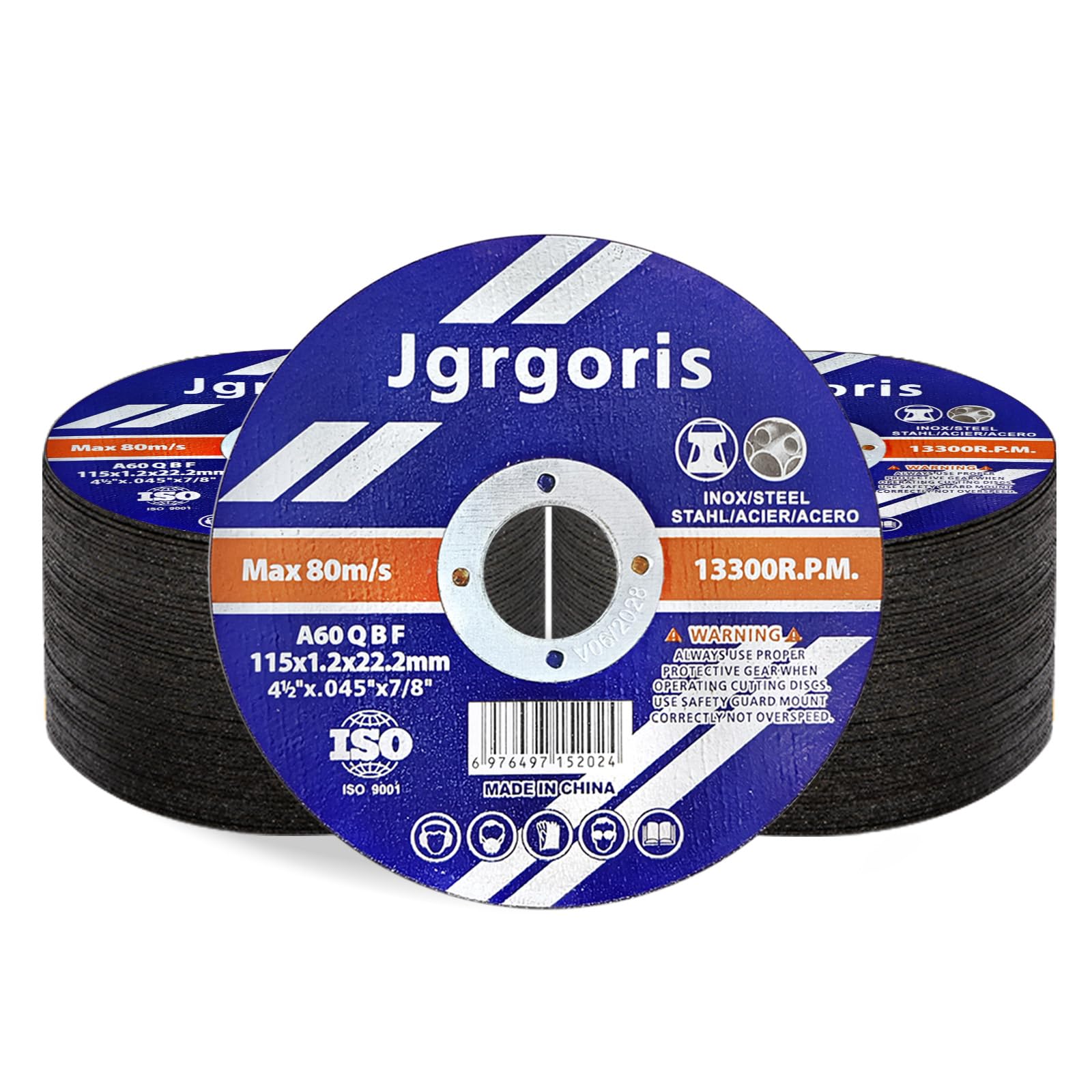 Cut-Off Wheels - 54 Pack for Metal & Stainless Steel -10