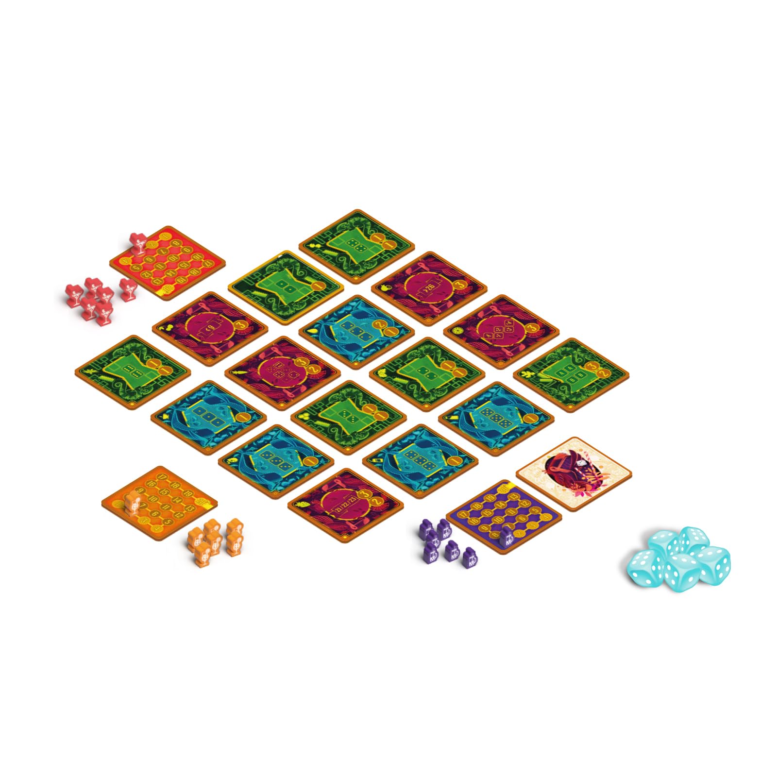 Devir - Pineapple Coladice, Dice Game, Fun and Interactive, Dice Bases, 2-4 Players, 8 Year Game (BGPINTR) - Image 4