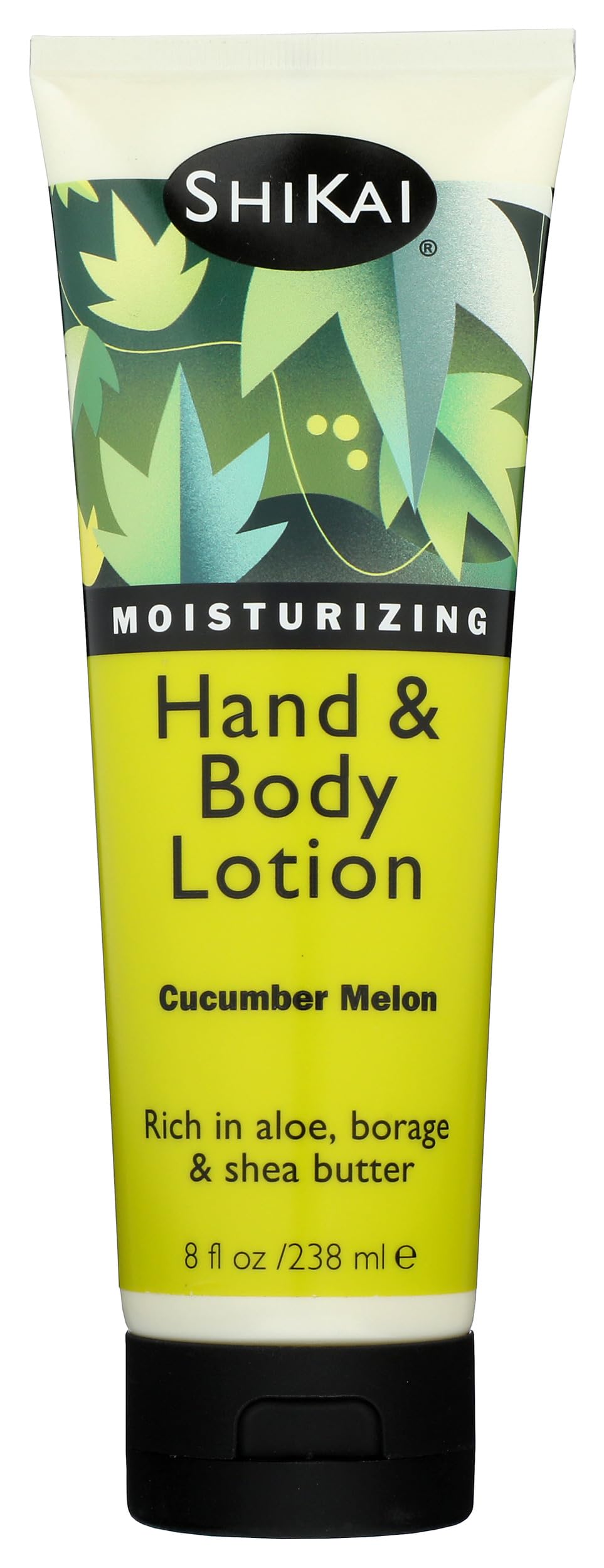 ShiKai Hand & Body Lotion (Cucumber Melon, 8oz) | Daily Moisturizing Skincare for Dry and Cracked Hands | With Aloe Vera & Vitamin E