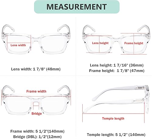 Miniatura 3 de Eyekepper Gafas de lectura fotocrómicas de transición para mujer transparentes +2.25