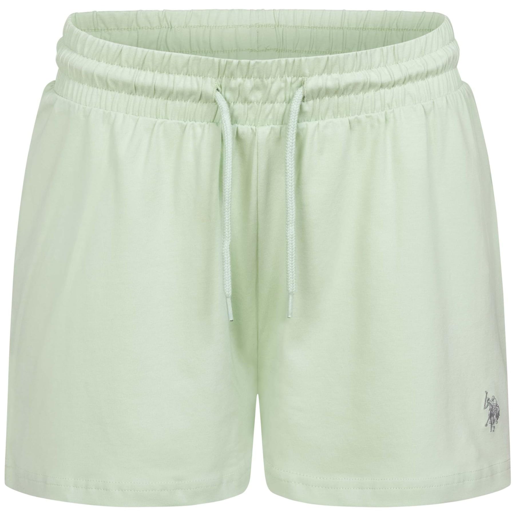 U.S. POLO ASSN. Damskie szorty dresowe (S-XXL) z mieszanki bawełny, ściągacz, elastyczny ściągacz, krótkie spodnie P035