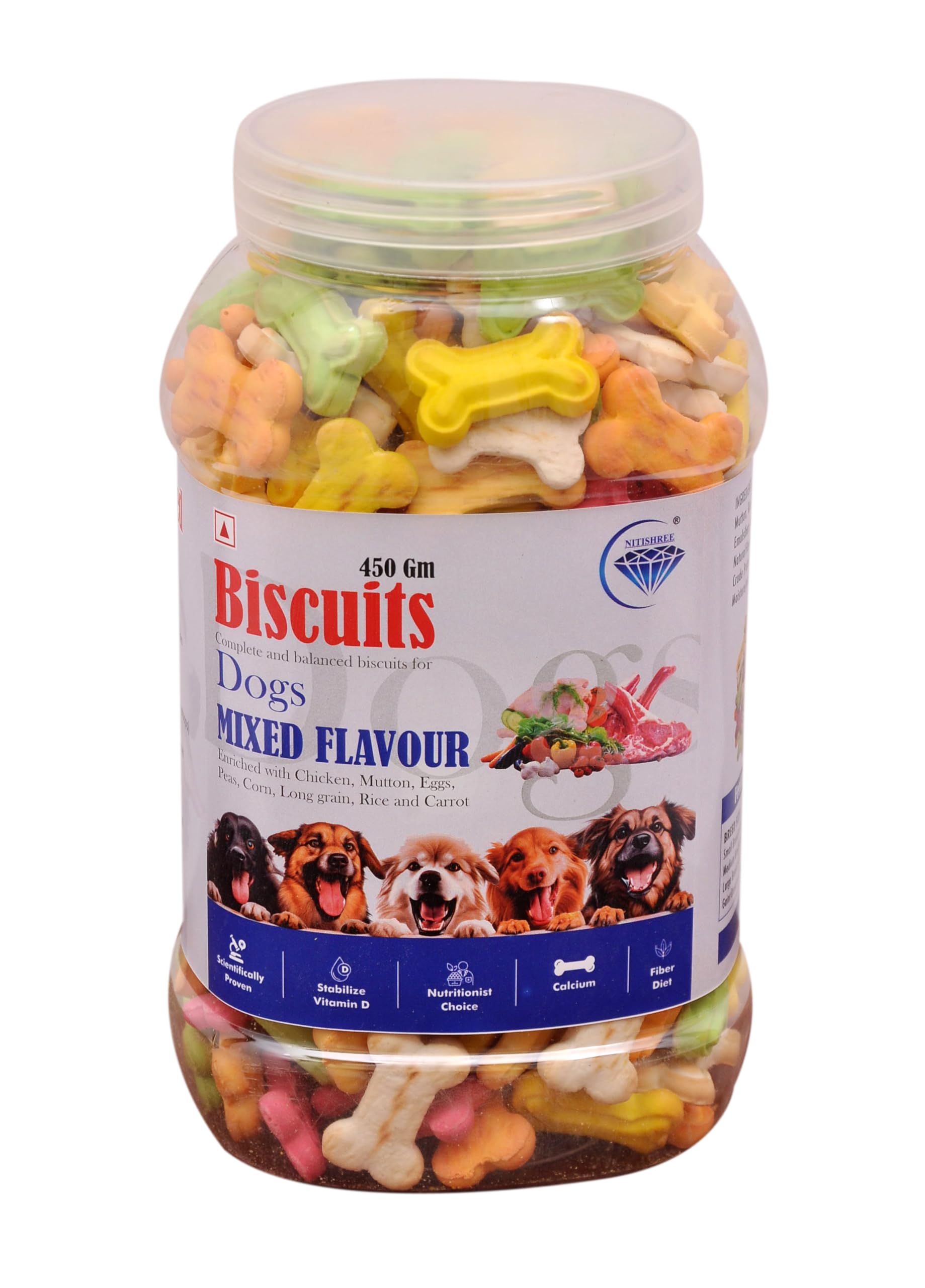 Dog Food Biscuit Real Chicken Flavour, Treats 450Gm Pack of 1 (Chicken,Mutton,Stobary,Milk,Eagg) (B0D1CP81XQ) Amazon Price History, Amazon Price Tracker