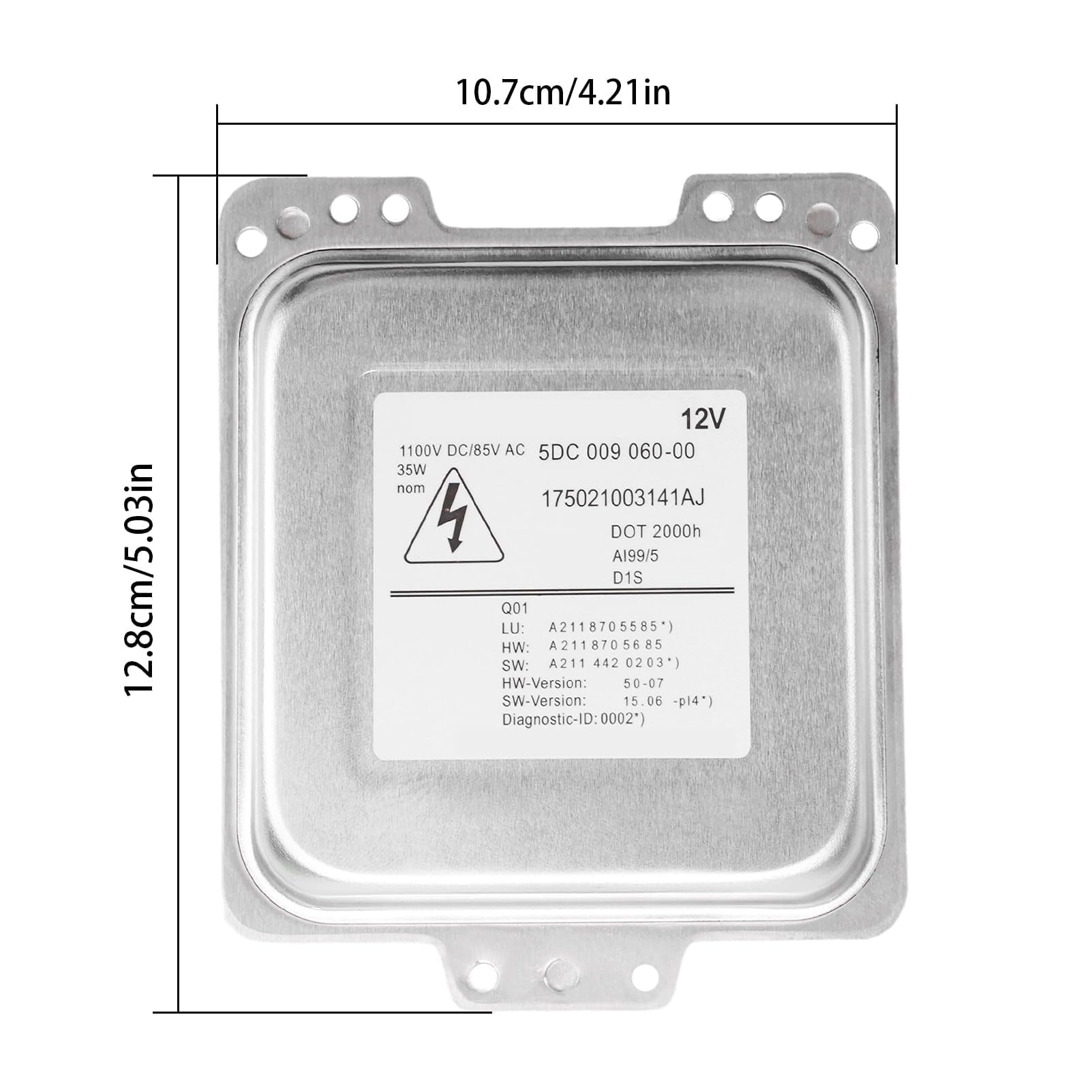 HID Xenon Steuergerät Vorschaltgerät 5DC009060011 für E Klasse W211 S211 2006 2007 2008 2009 D1S AFS Scheinwerfer Steuergerät