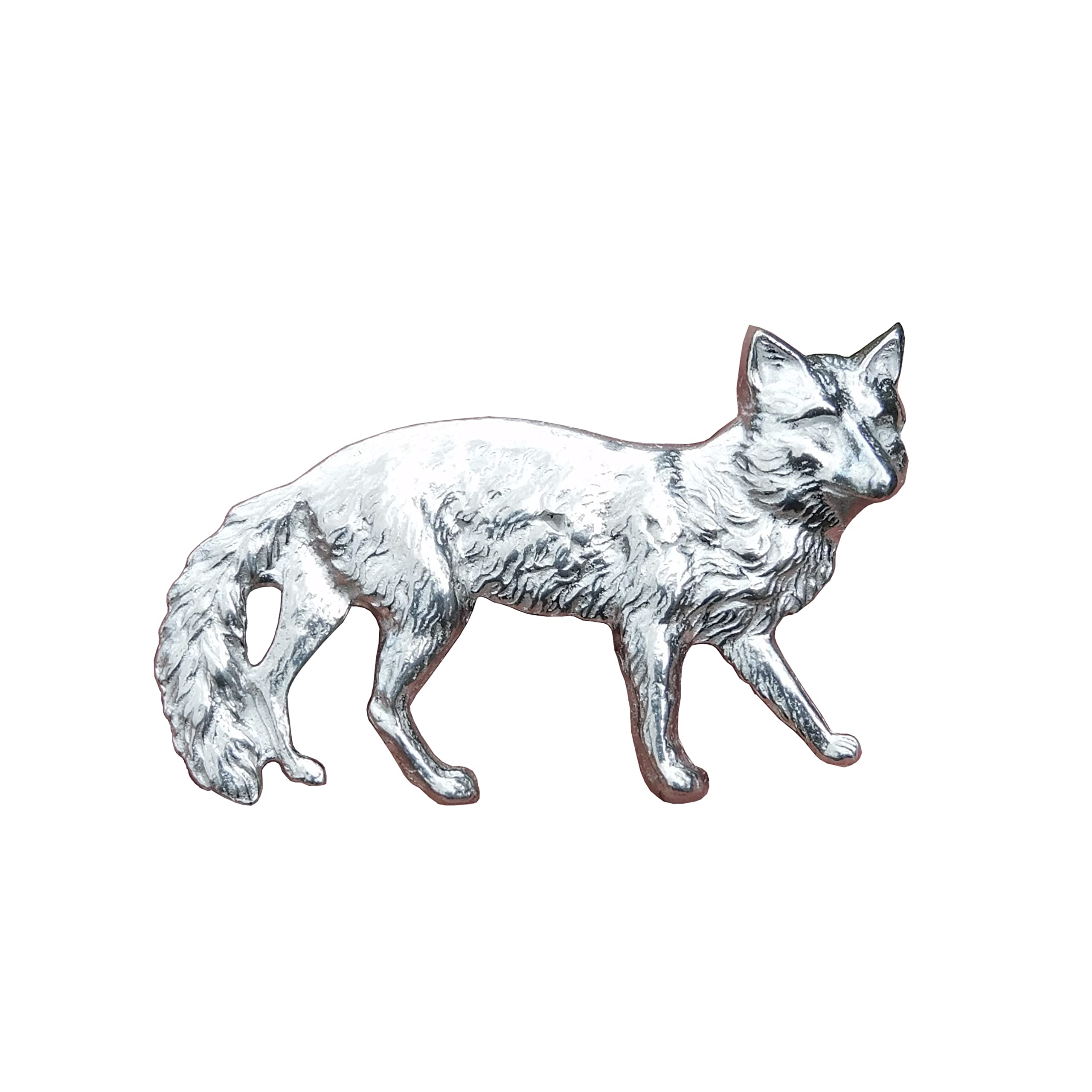 William Sturt Fine PewterFox Brooch, Fox Gift, Hand Made in Fine Pewter by William Sturt