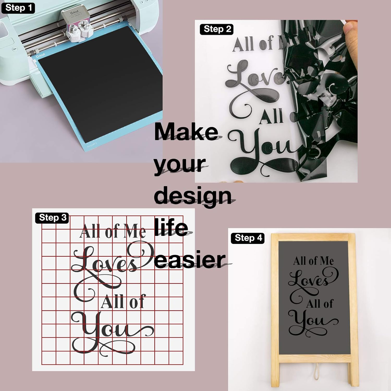 HTVRONT Black Permanent Vinyl for Cricut - 12" x 50 FT Black Vinyl Roll, Adhesive Vinyl Sheets for Cricut, Silhouette and Cameo : Arts, Crafts & Sewing