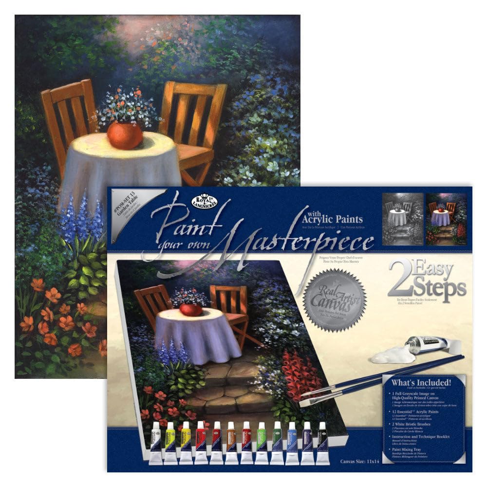 Royal & Langnickel Paint Your Own Masterpiece Painting Set, Garden Table