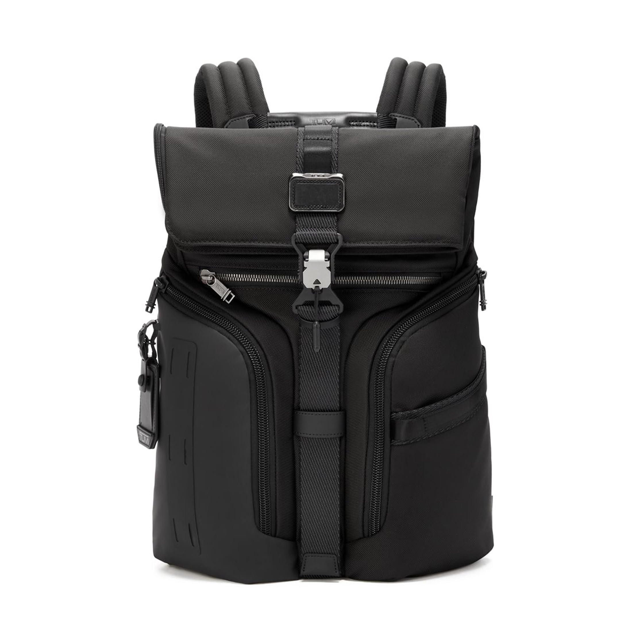 TUMI - Alpha Bravo Logistics Backpack - Front-Flap Design - Everyday Travel and Commute Bag - Fits Up to 15" Laptop - 17.0" X 13.0" X 6.75" - Black