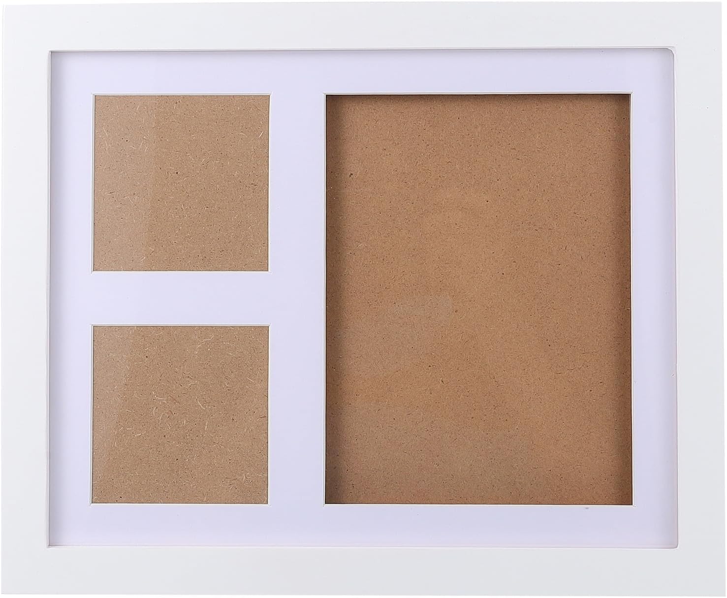 Handprint and Footprint Photo Frame Keepsake for Newborns, White Clay Memory Kit with Frame, Growth Record Display for Nursery