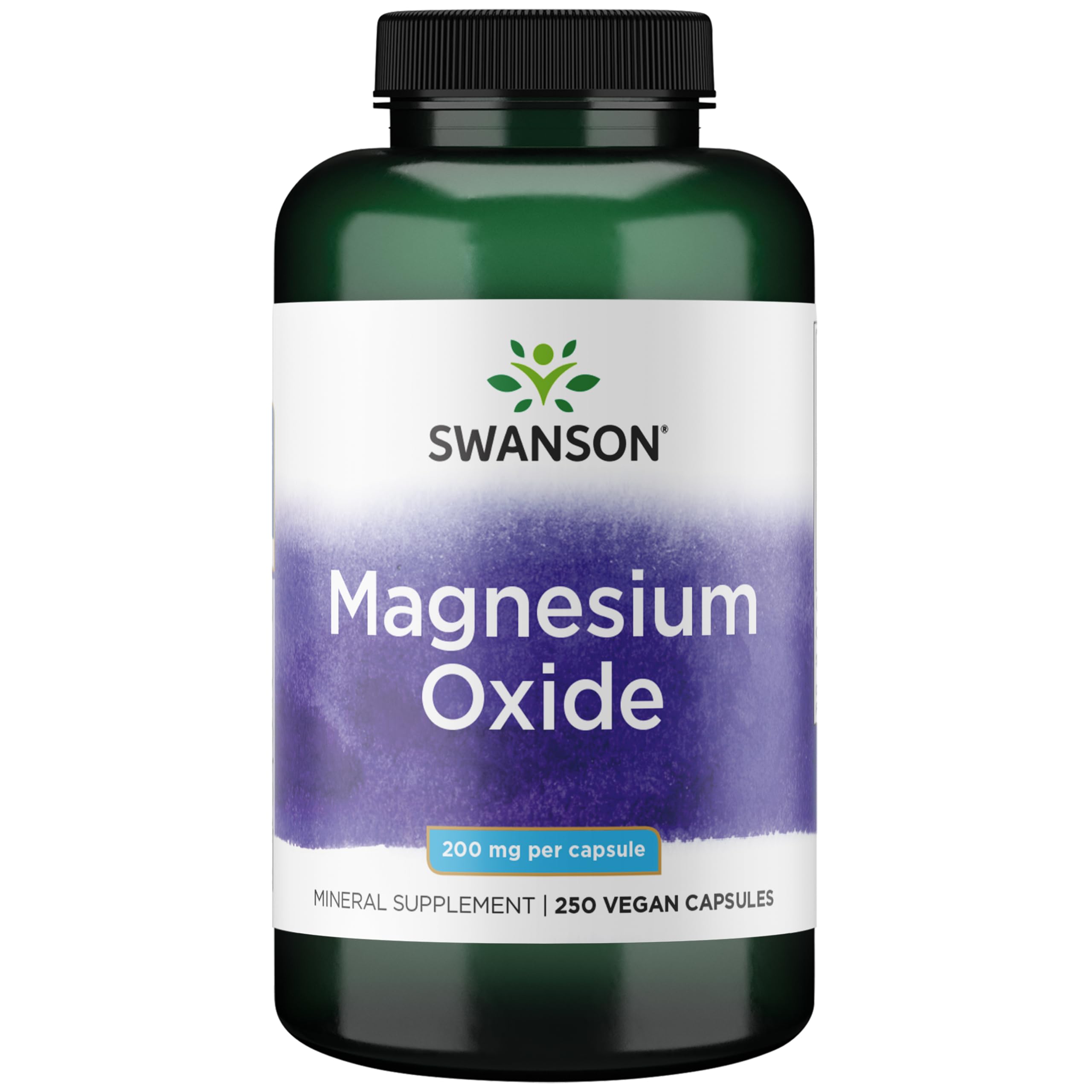 Swanson Magnesium 200 Milligrams 250 Capsules