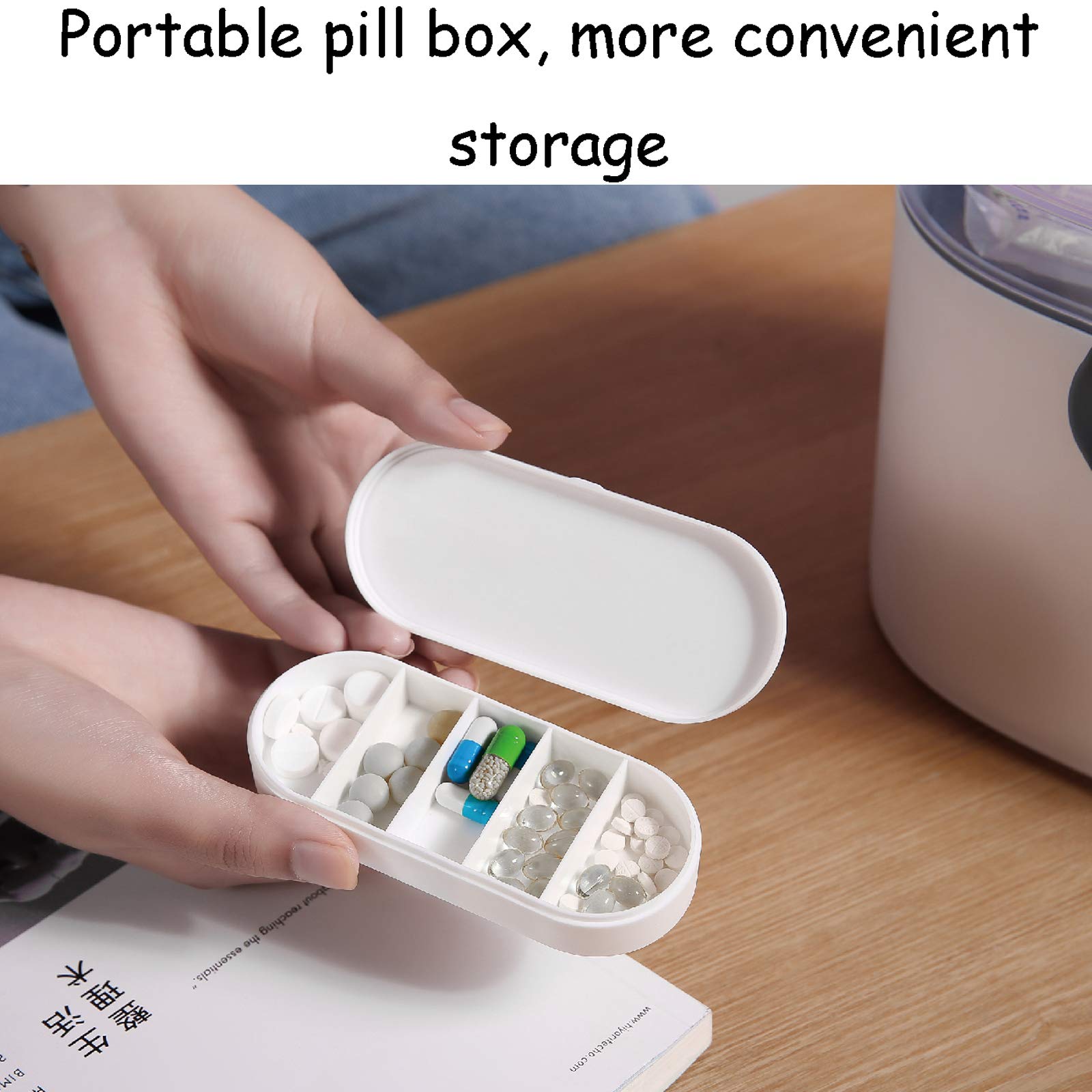 Botiquín de Primeros Auxilios Familiar, botiquín portátil, Caja de Primeros Auxilios Familiar Multifuncional, botiquín portátil con asa, Caja de Almacenamiento de medicamentos for el hogar,