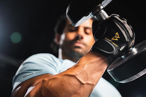 Miniatura 4 de El Guante de Marshawn Lynch oficial  Bionic guantes Beast Mode Full dedo guantes para levantamiento de fitnessWNatural Tecnología de ajuste de los