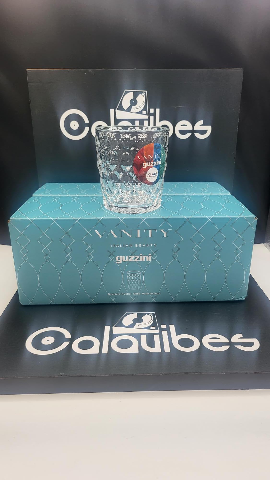 Guzzini Set mit 6 Wassergläsern, Vanity-Glas, transparent | unbilabel